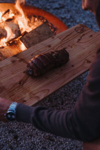 Eten en Loungen La-Bastide barbecue plek heerlijk grillen op vakantie slow cooking