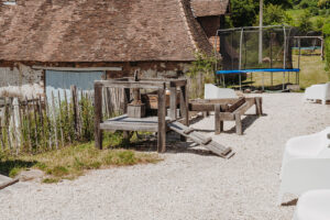 Spelen La-Bastide waterspeelbaan