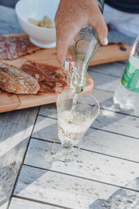 Table d'hôtes La-Bastide aankomstmenu borrelplank