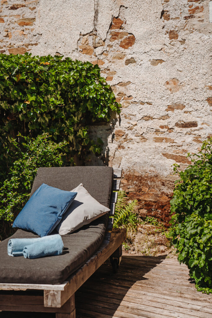 Vakantiehuis Bourgogne La-Bastide terras riante ligbedden