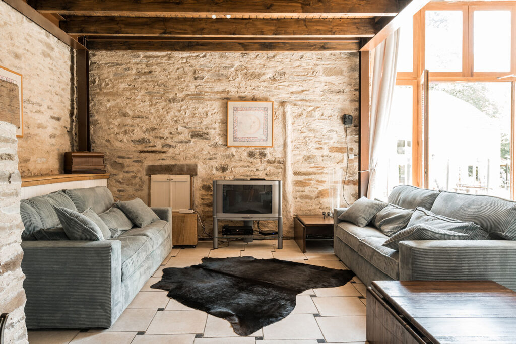 Vakantiehuis Provence La-Bastide woonkamer bijzonder plekje voor een familie vakantie