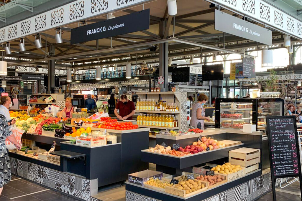 Omgeving La-Bastide Limoges hoofdstad les halles